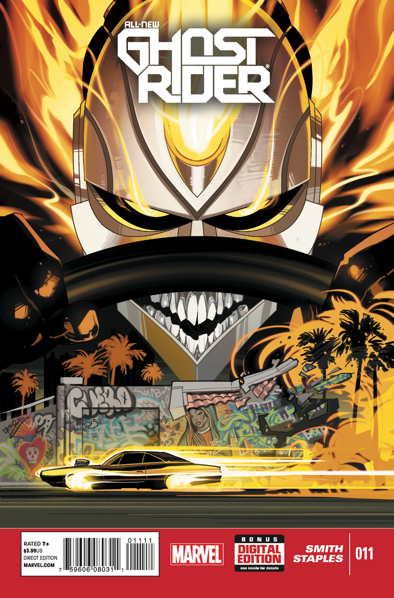 Illustration for article titled Exclusive Marvel preview: All-New Ghost Rider #11 begins a fiery farewell